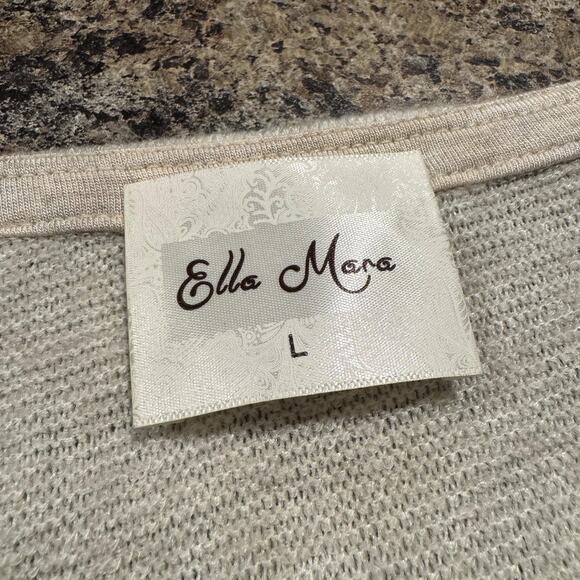 Ella Mara Sweater Angora Cottage Minimalist Boho Luxe Soft Grunge Cream Large - Picture 3 of 6